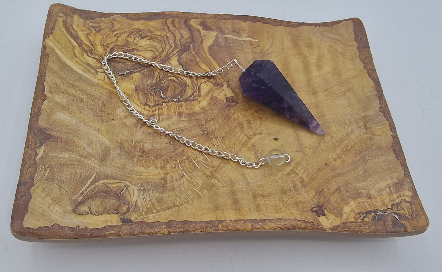 Pendel edelsteen facet geslepen