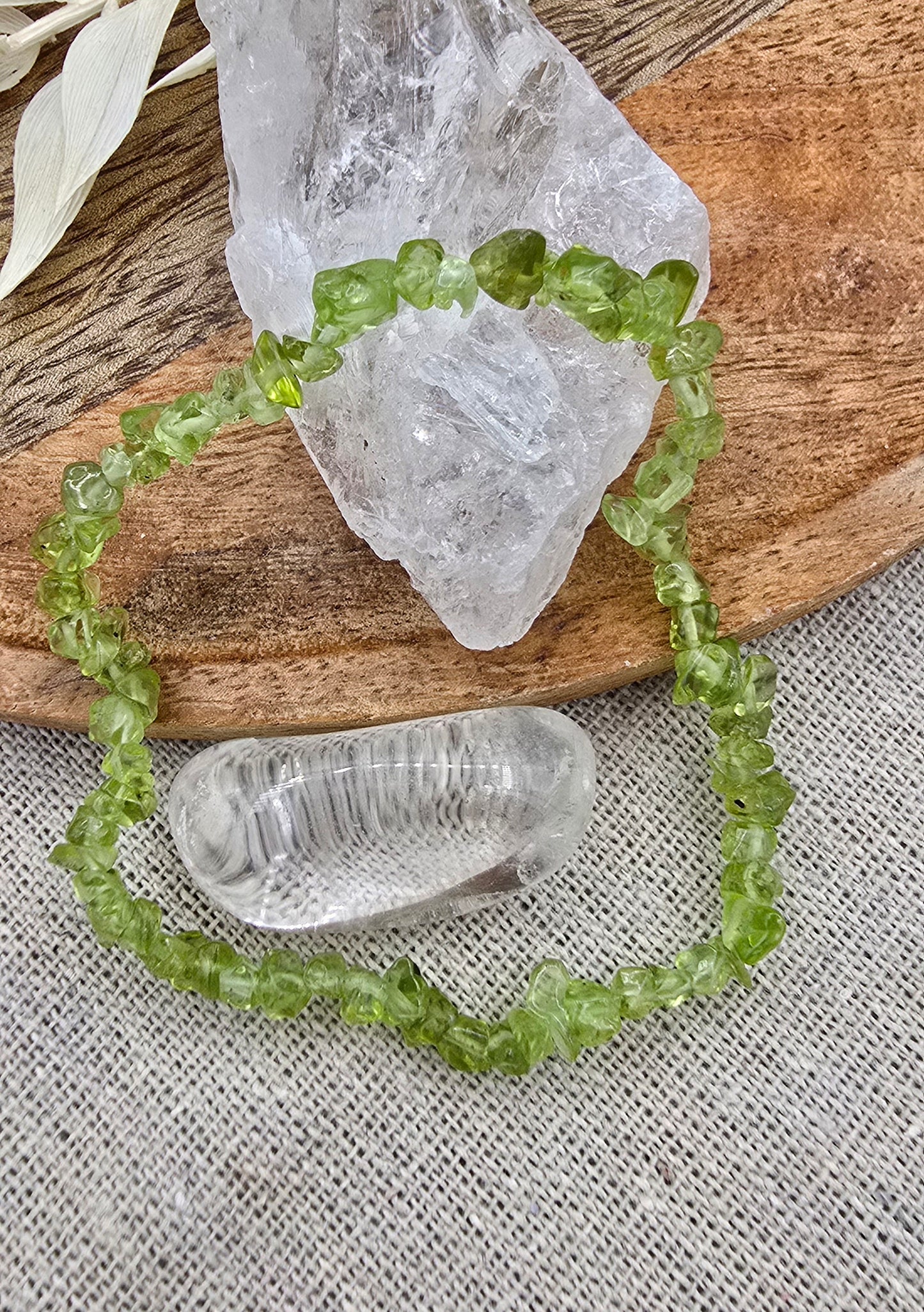 Peridoot splitarmband