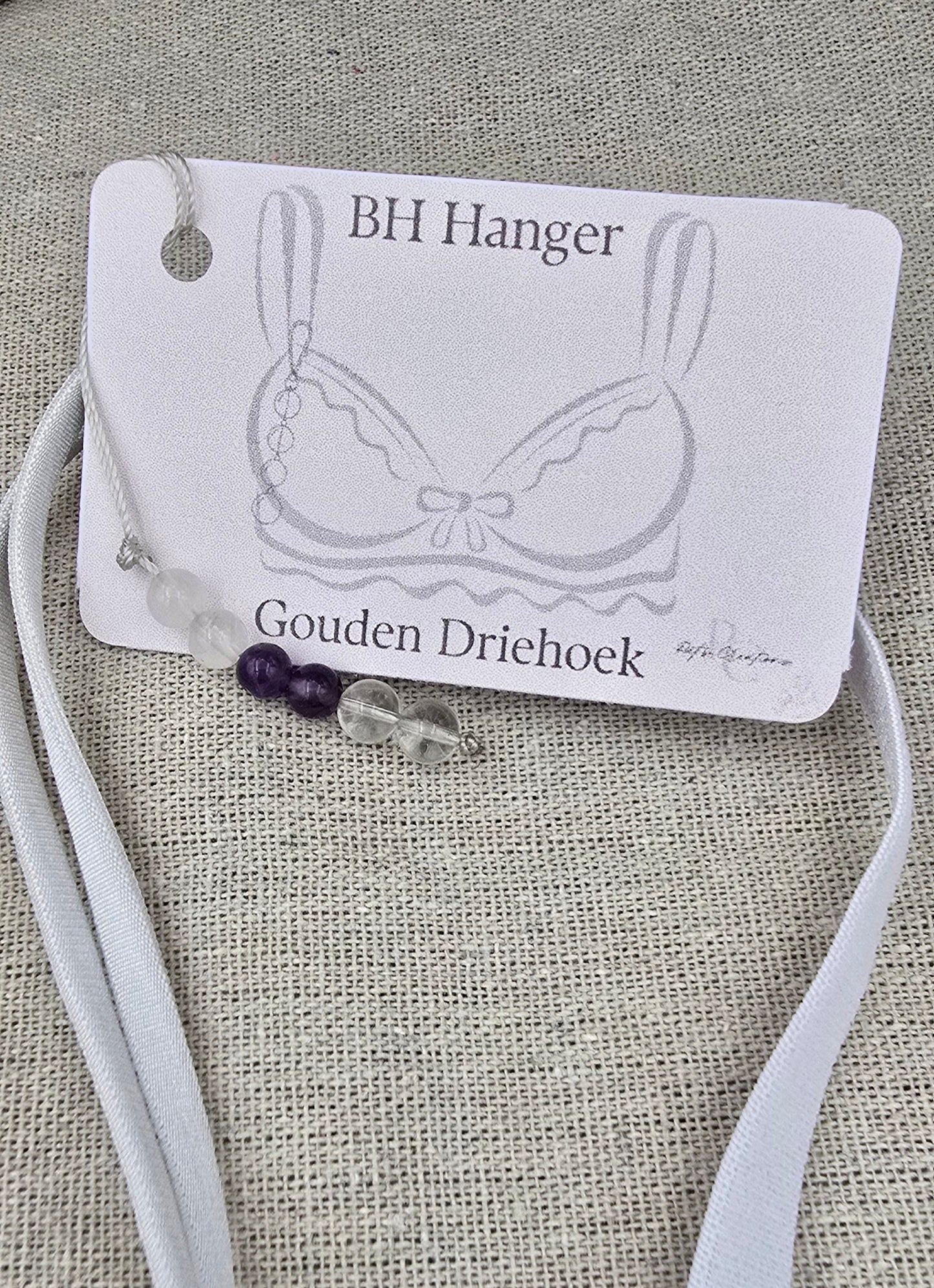 Bh hanger gouden driehoek