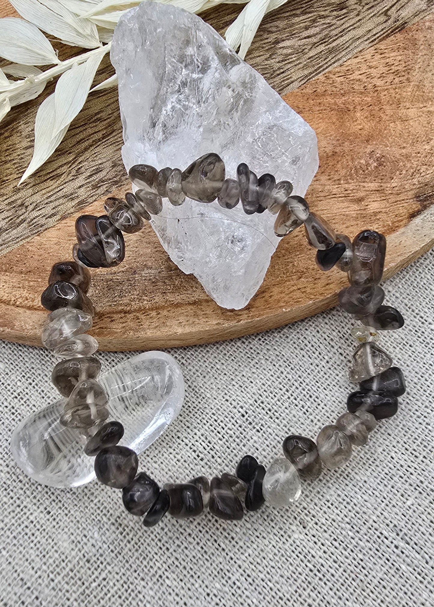 Rookkwarts splitarmband