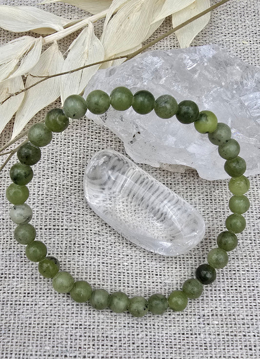 Kinderarmband Jade 4mm