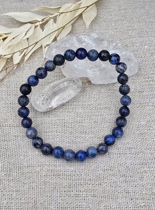 Dumortieriet kogelarmband 6 mm