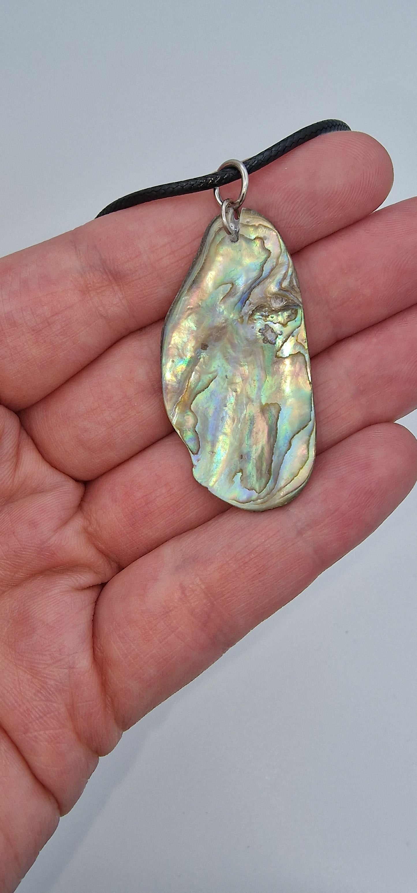 Paua opaal hanger