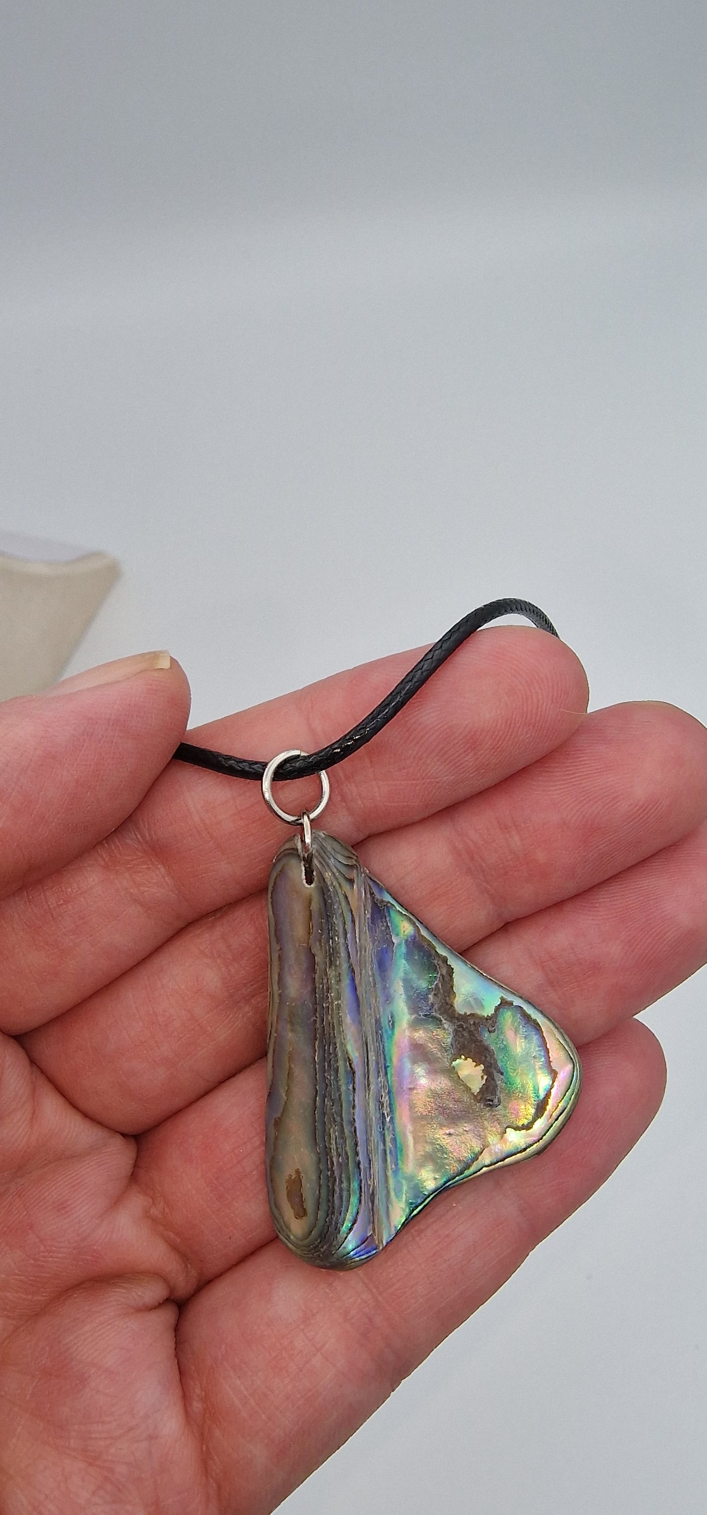 Paua opaal hanger