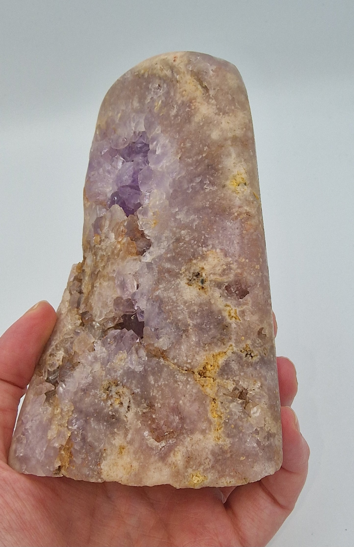 Roze amethist sculptuur