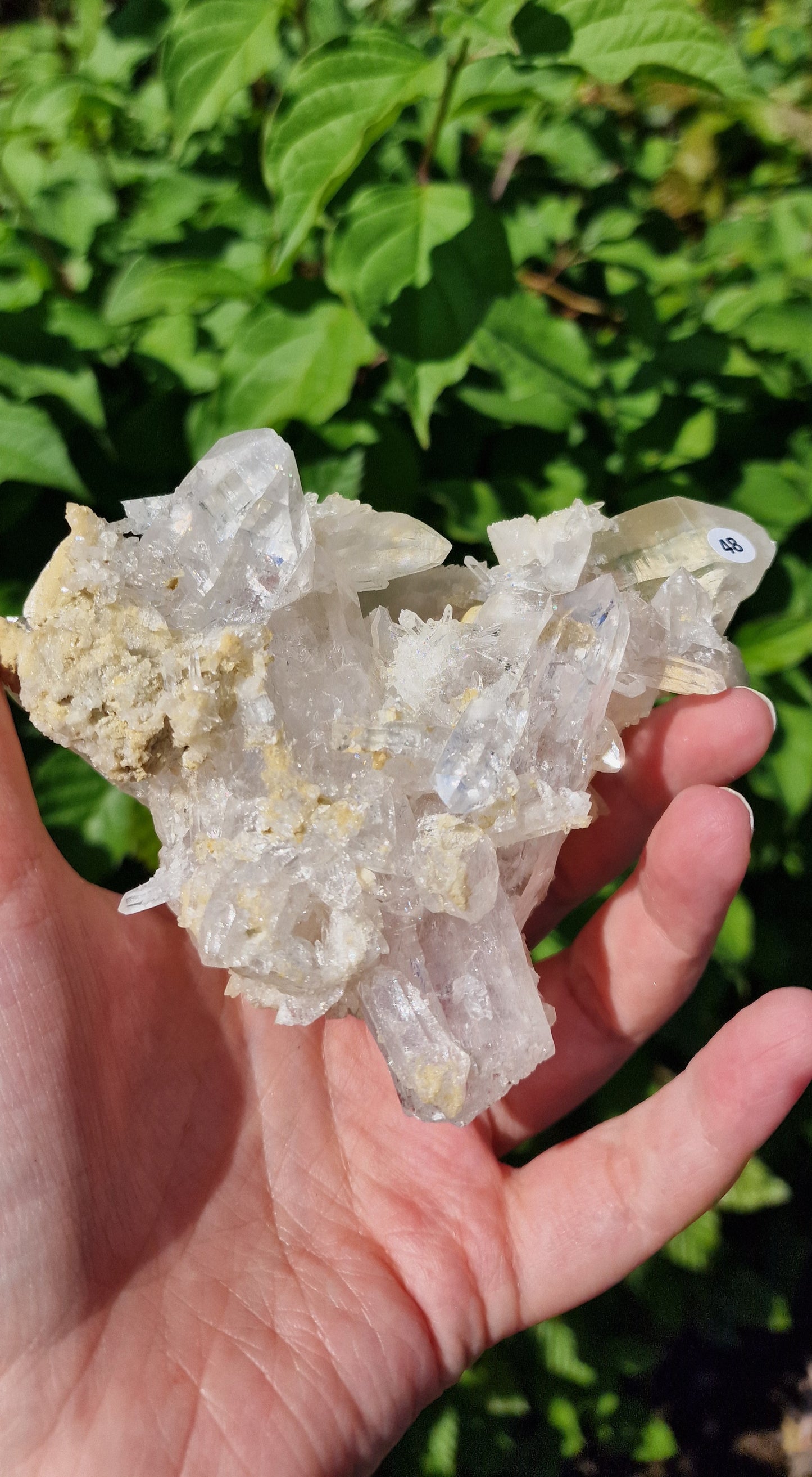 Bergkristalcluster nr 48