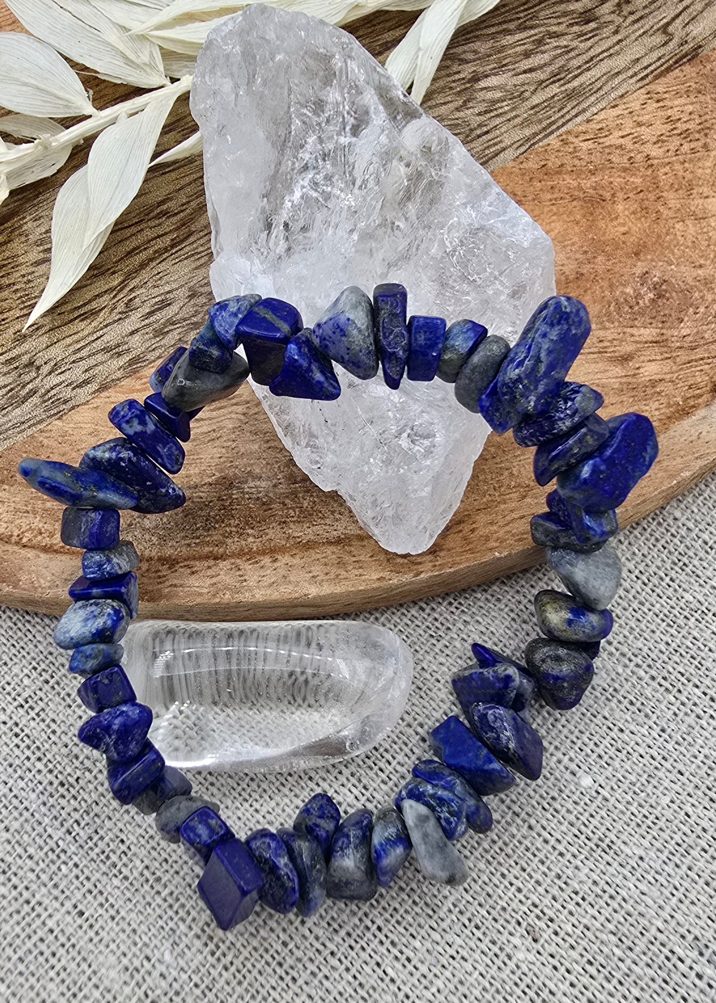 Lapis Lazuli splitarmbandje