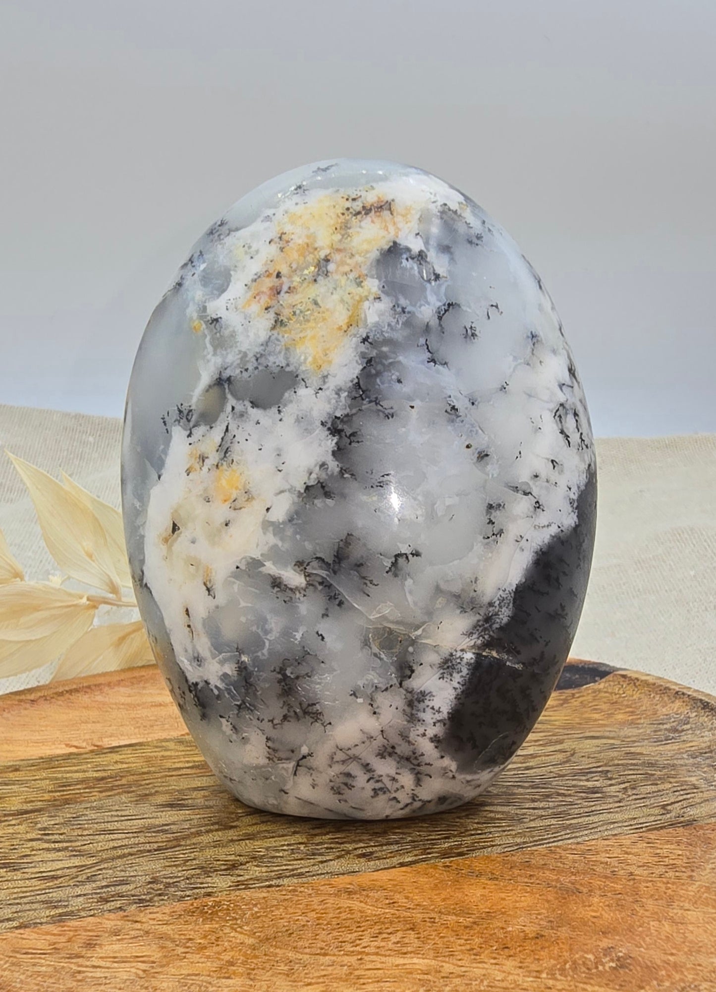 Dendried agaat sculptuur
