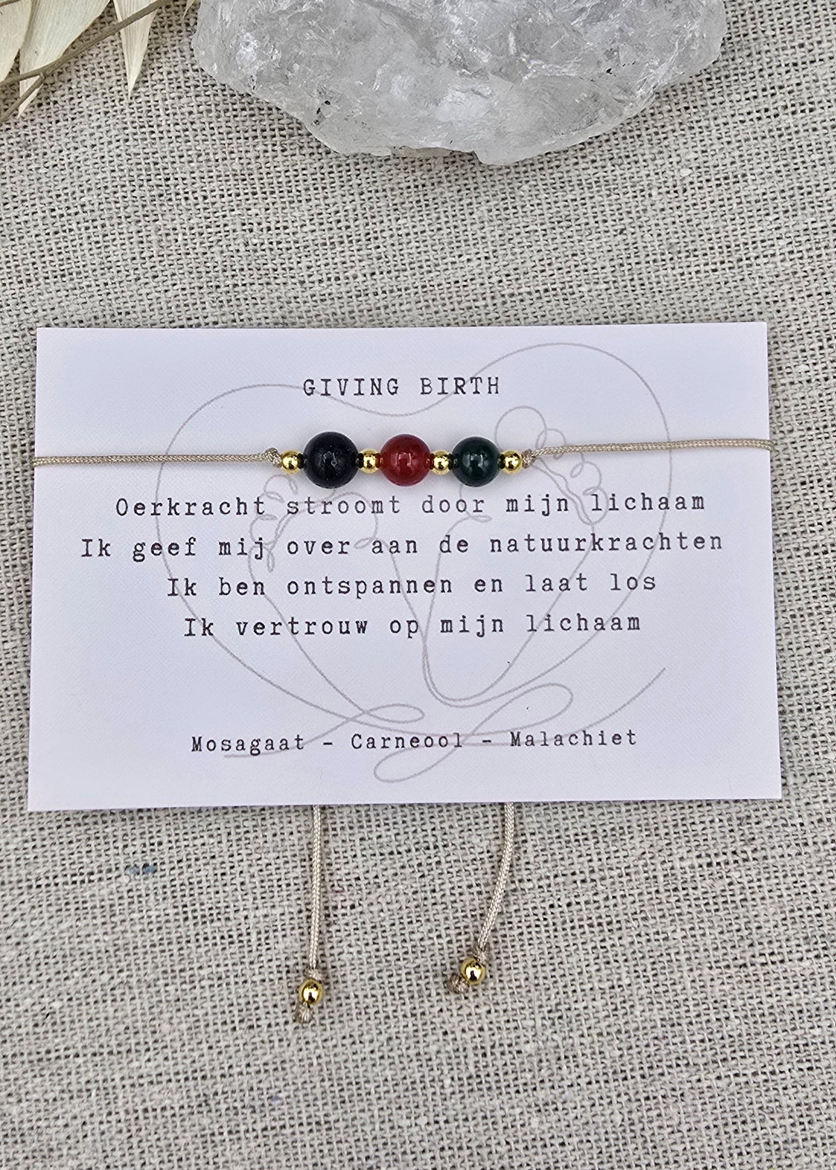 Armbandje Giving birth